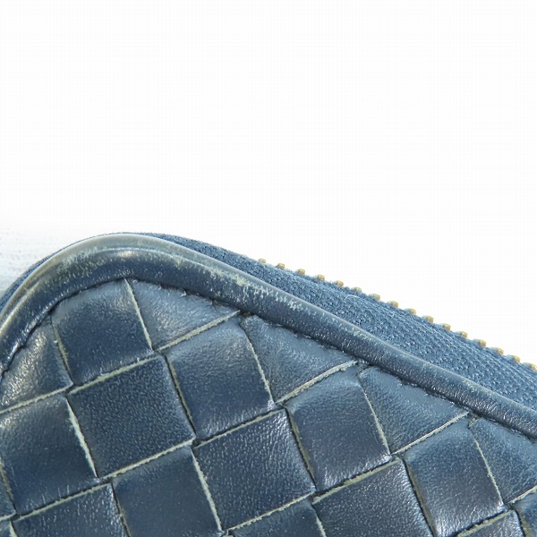 実際に弊社で買取させて頂いたBOTTEGA VENETA/ボッテガヴェネタ イントレチャート ラウンドファスナーコインケースの画像 9枚目