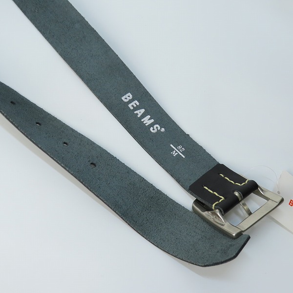 実際に弊社で買取させて頂いた【未使用】BEAMS/ビームス レザー ベルトの画像 3枚目