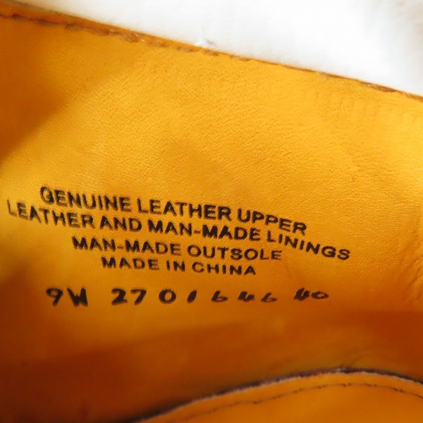 実際に弊社で買取させて頂いたTlinberrland/ティンバーランド 7ホール ヌバックレザー レースアップ ブーツ 27016/9Wの画像 5枚目