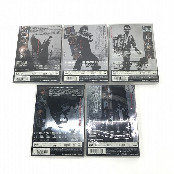 実際に弊社で買取させて頂いた映画 邦画 DVD 東映 仁義なき戦い/広島死闘篇/代理戦争/頂上作戦/完結篇 5点セット　の画像 1枚目