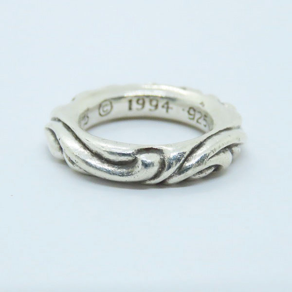 実際に弊社で買取させて頂いたCHROME HEARTS/クロムハーツ スクロールバンドリング 9号の画像 3枚目