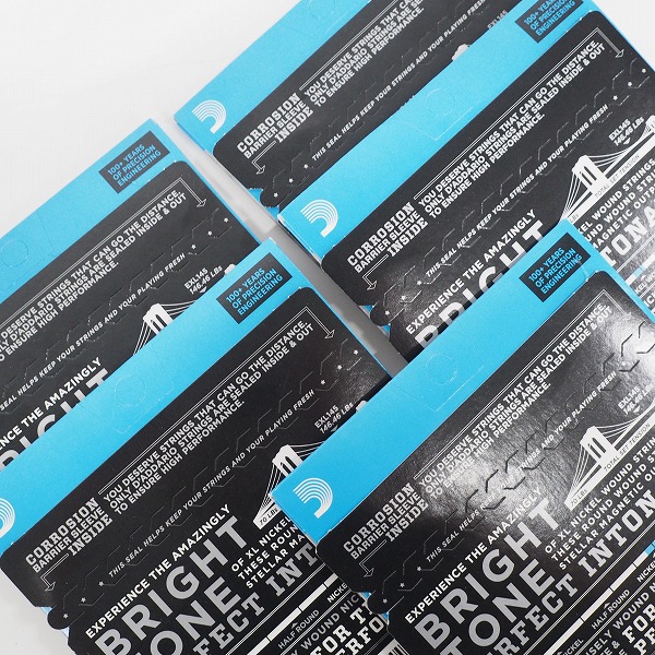 実際に弊社で買取させて頂いた【未開封】D'Addario/ダダリオ Nickel Wound XL EXL145 12-54 HEAVY GAUGE エレキギター弦 5個セットの画像 4枚目