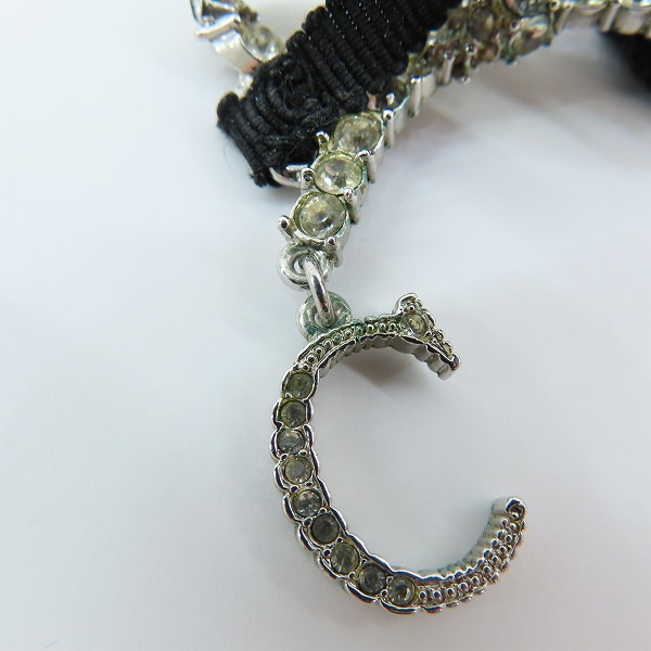 実際に弊社で買取させて頂いたChristian Dior/クリスチャンディオール リボン/ロゴ チョーカーネックレス の画像 8枚目
