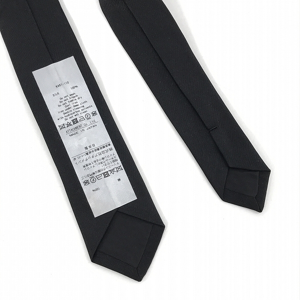 実際に弊社で買取させて頂いた【未使用】KAZUYUKI KUMAGAI ATTACHMENT/カズユキクガマイ アタッチメント シルクネクタイ KA81-110の画像 1枚目