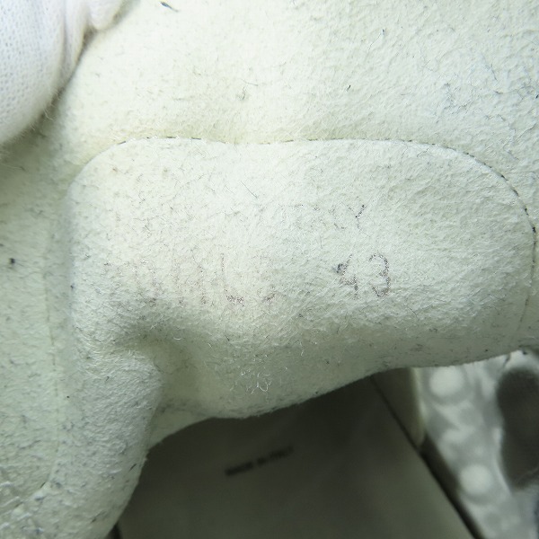 実際に弊社で買取させて頂いたDIOR×Shawn Stussy/ディオール×ショーンステューシー “B23”ハイトップ スニーカー/BEEワッペン3SH118YYO/43の画像 5枚目