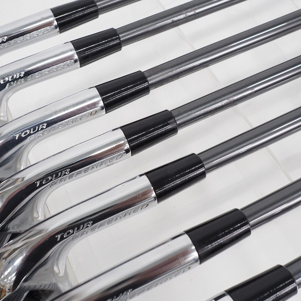 実際に弊社で買取させて頂いたTaylorMade/テーラーメイド TOUR PREFERRED CB FORGED フォージド アイアン #5～9,P,Sw 7本セット TP-65 FLEX:Sの画像 2枚目