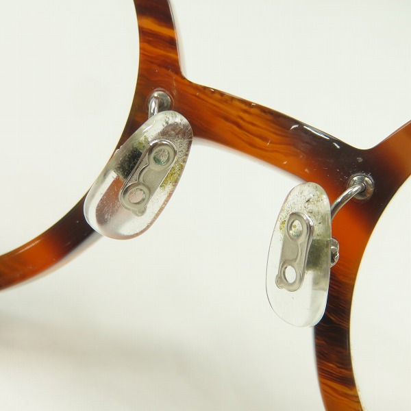 実際に弊社で買取させて頂いた白山眼鏡店/ハクサンガンキョウテン 丸型眼鏡/メガネフレーム/アイウェアの画像 4枚目