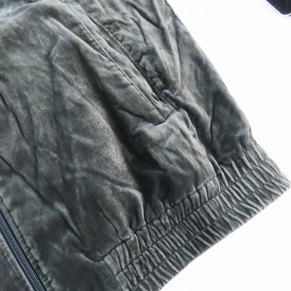 実際に弊社で買取させて頂いたWACKO MARIA/ワコマリア 23FW VELVET TRACK PANTS/ロゴ刺繍 ベロア トラック ジャケット/ジャージ/Mの画像 6枚目