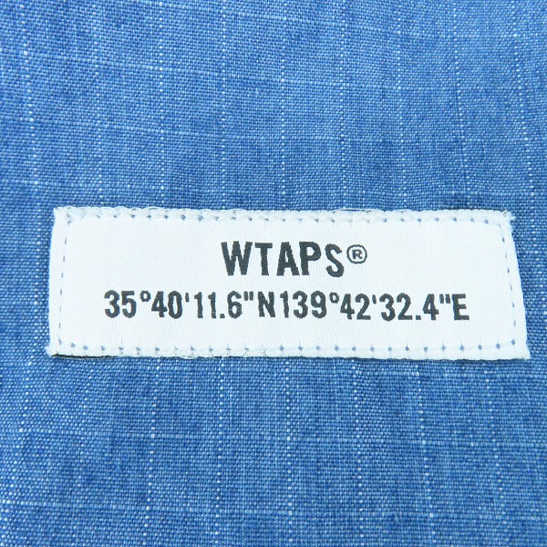 実際に弊社で買取させて頂いたWTAPS/ダブルタップス SEAGULL03/シーガル トラウザーズ リップストップ デニムパンツ 221WVDT-PTM03/02の画像 8枚目