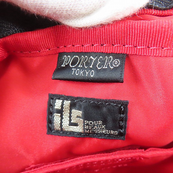 実際に弊社で買取させて頂いた(1)PORTER/ポーター L-fine/エルファイン ウエストバッグの画像 4枚目