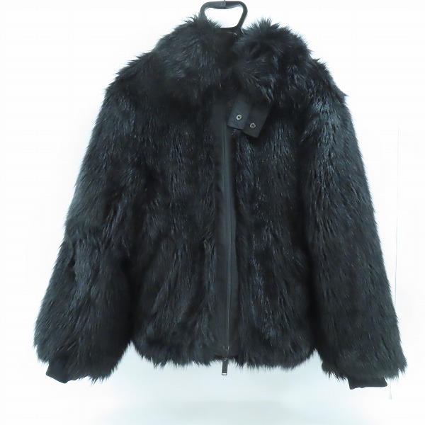 実際に弊社で買取させて頂いたNIKE×AMBUSH/ナイキ×アンブッシュ 18AW リバーシブルフェイクファーコートジャケット AQ9225-010/Mの画像 1枚目