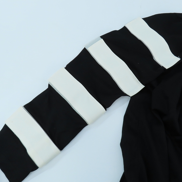 実際に弊社で買取させて頂いたmastermind HOMME×A-GIRL'S/マスターマインドオム×エイガールズ 袖マジックテープ ロングTシャツ 16SSMMF-TS10-015/Lの画像 5枚目