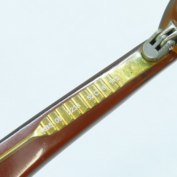 実際に弊社で買取させて頂いたRay-Ban/レイバン 度入り メガネフレーム/アイウェア RB5109 2233の画像 6枚目