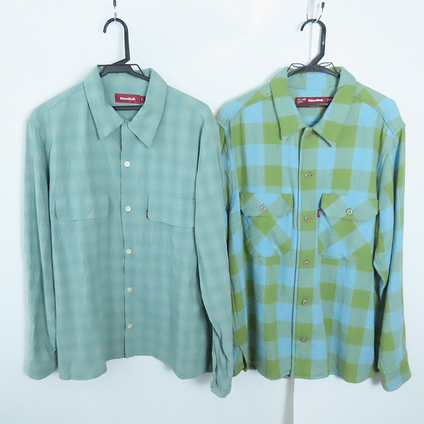 実際に弊社で買取させて頂いたHideandSeek/ハイドアンドシーク 長袖シャツ/フランネルシャツ/2点セット