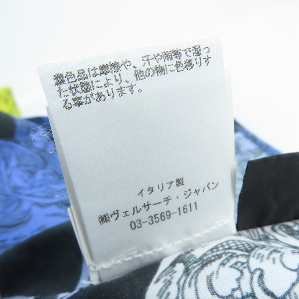 実際に弊社で買取させて頂いた【JPタグ】VERSACE/ヴェルサーチ バロッコ柄/総柄 マルチカラー 半袖シャツ A79246 A224448 PEVO/18 Size/41の画像 5枚目