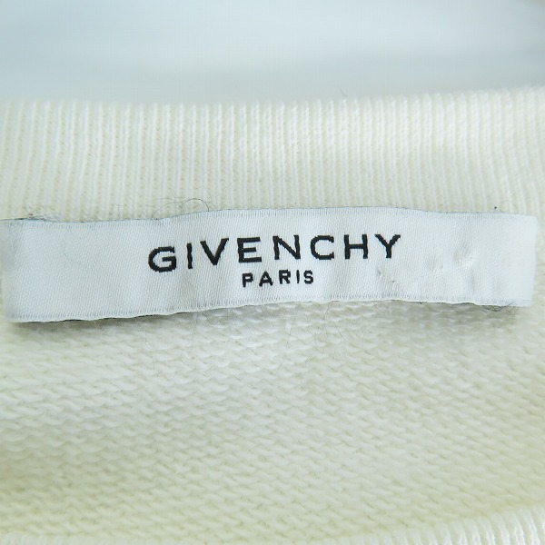 実際に弊社で買取させて頂いたGIVENCHY/ジバンシィ 18AW ロゴプリント クルーネックスウェット BM70C7306C/Lの画像 2枚目