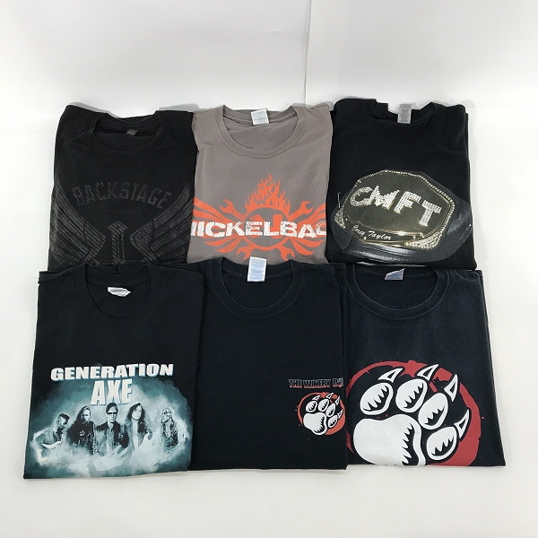 実際に弊社で買取させて頂いた【おまとめ】The Winery Dogs/NICKELBACK/BON JOVI/GENERATION AXE 等 ヴィンテージ/ビンテージ バンドTシャツ