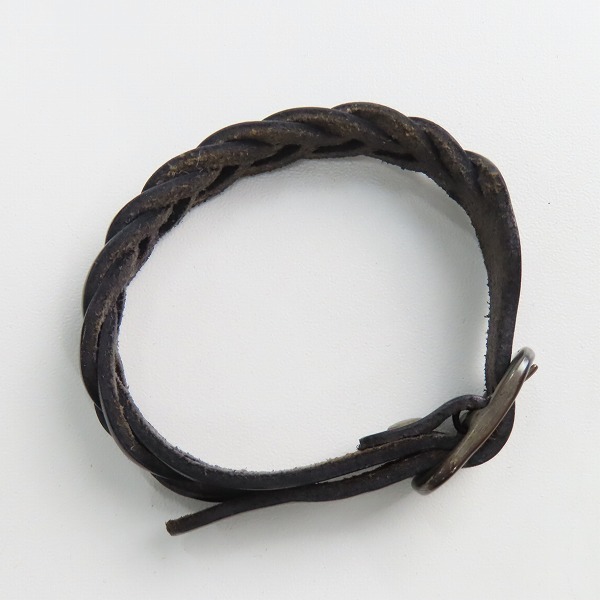 実際に弊社で買取させて頂いたIL BISONTE/イルビゾンテ レザーブレスレットの画像 5枚目