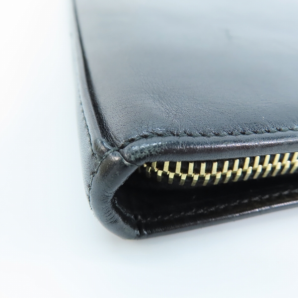 実際に弊社で買取させて頂いたSAINT LAURENT/サンローラン ラウンドジップ クラッチバッグの画像 8枚目