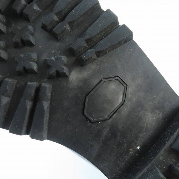 実際に弊社で買取させて頂いた山根靴店 EVISU/エヴィス/エビス 10ホール レースアップ レザーブーツ ブラックの画像 8枚目