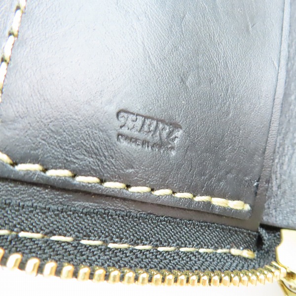 実際に弊社で買取させて頂いたHERZ/ヘルツ レザー ラウンドファスナー 4連キーケース カード入れ付きの画像 4枚目
