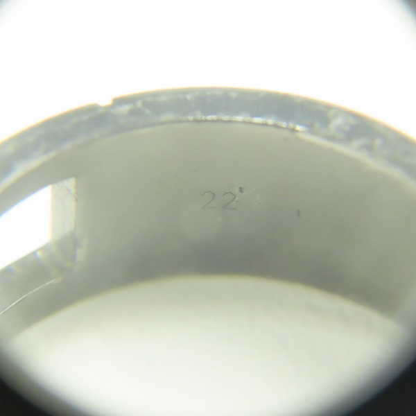 実際に弊社で買取させて頂いたGUCCI/グッチ 925 Gリング/指輪 21号の画像 7枚目