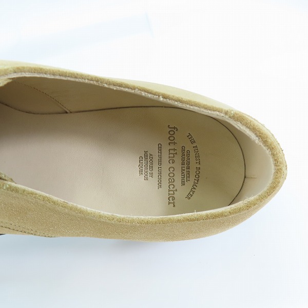 実際に弊社で買取させて頂いたfoot the coacher/フットザコーチャー I WALK レザーシューズ  8の画像 4枚目