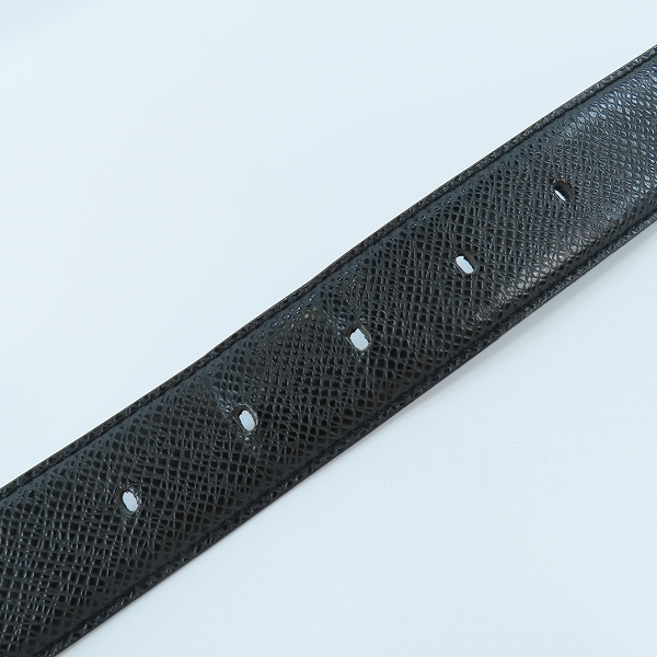 実際に弊社で買取させて頂いたLOUIS VUITTON/ルイヴィトン タイガ サンチュール レザーベルトの画像 7枚目