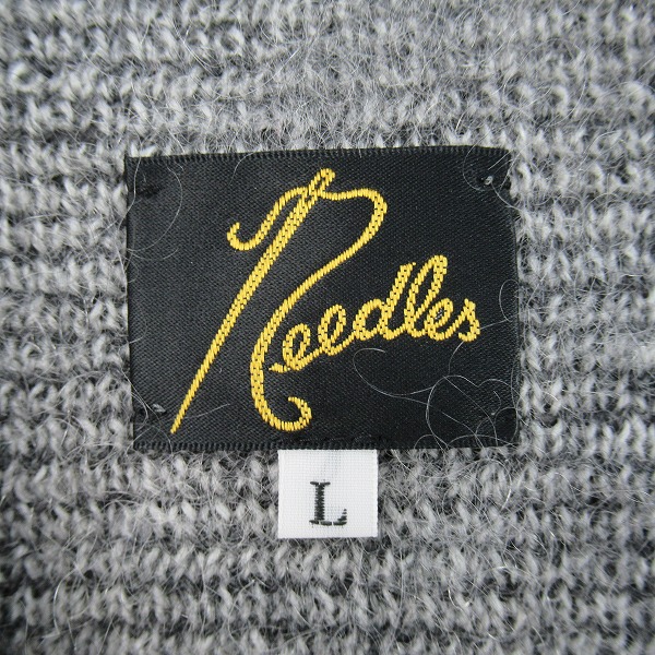 実際に弊社で買取させて頂いたNeedles/ニードルス EDIFICE別注 モヘアカーディガン J0404/Lの画像 2枚目