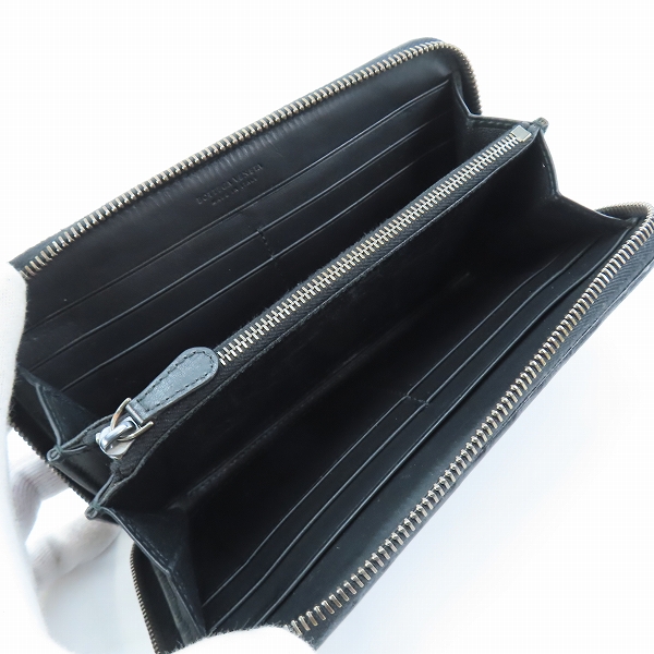 実際に弊社で買取させて頂いたBOTTEGA VENETA/ボッテガヴェネタ イントレチャート ラウンドファスナーウォレット/長財布 S01407032Vの画像 3枚目