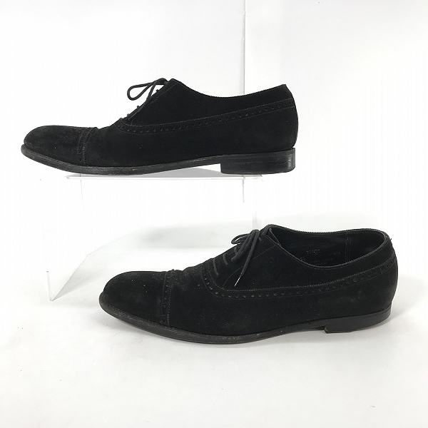実際に弊社で買取させて頂いたCROCKETT&JONES/クロケット＆ジョーンズ GOWER スウェードレザーレースアップシューズ 9.5Dの画像 3枚目