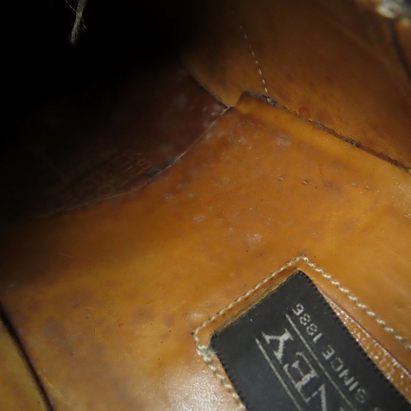実際に弊社で買取させて頂いた CHEANEY/チーニー レザーシューズ ブラック/10.5の画像 8枚目