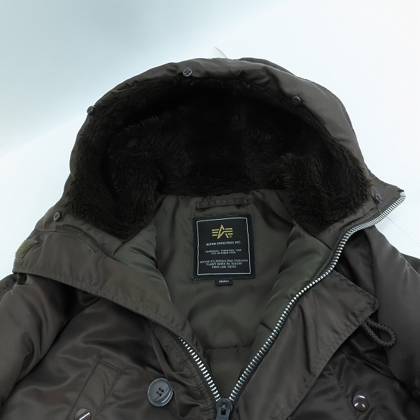 実際に弊社で買取させて頂いたALPHA INDUSTRIES/アルファインダストリーズ フライトジャケット 20094-268/Sの画像 2枚目