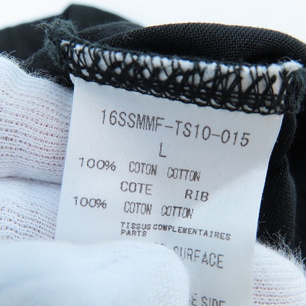 実際に弊社で買取させて頂いたmastermind HOMME×A-GIRL'S/マスターマインドオム×エイガールズ 袖マジックテープ ロングTシャツ 16SSMMF-TS10-015/Lの画像 3枚目