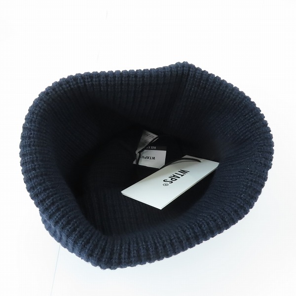 実際に弊社で買取させて頂いた【未使用】WTAPS/ダブルタップス ロゴ ニットキャップ/帽子 BEANIE 03の画像 3枚目