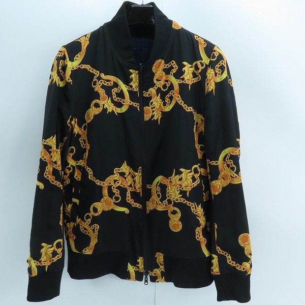 実際に弊社で買取させて頂いた【サンプル品】kiryuyrik/キリュウキリュウ 総柄 リバーシブル ジャケット M の画像 2枚目