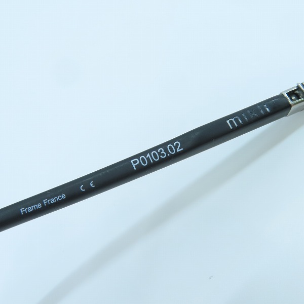 実際に弊社で買取させて頂いたalain mikli×STARCK EYES/アランミクリ×スタルクアイズ BIOSUN メタルフレーム P0103.02の画像 6枚目