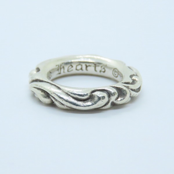 実際に弊社で買取させて頂いたCHROME HEARTS/クロムハーツ スクロールバンドリング 9号の画像 4枚目