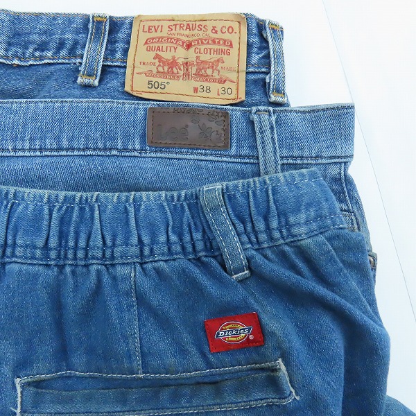 実際に弊社で買取させて頂いたLEVIS/リーバイス Lee/リー Dickies/ディッキーズ デニムパンツ/ジーンズ 3点セットの画像 2枚目