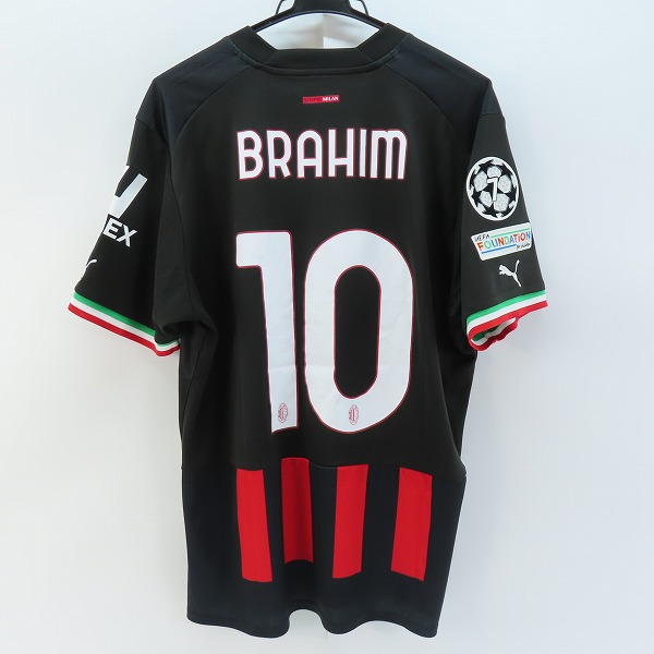 実際に弊社で買取させて頂いたPUMA/プーマ ACミラン 22/23 #10 Brahim Díaz/ブライムディアス レプリカユニフォーム 765824-01/Lの画像 1枚目