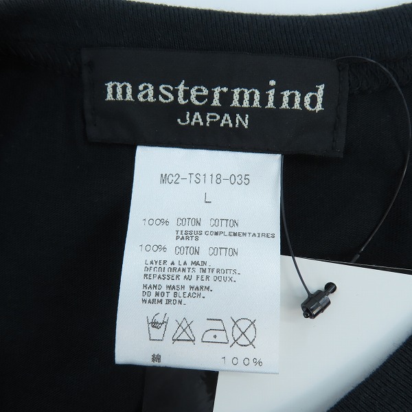 実際に弊社で買取させて頂いた【未使用】mastermind JAPAN/マスターマインドジャパン dreaming期 ロングTシャツ MC2-TS118-035/Lの画像 2枚目