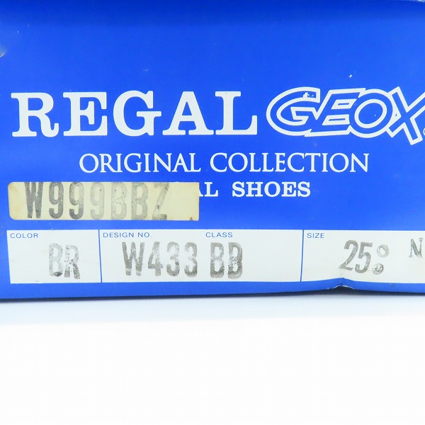 実際に弊社で買取させて頂いたREGAL/リーガル GEOX タッセルローファー ウィングチップ ローファー W433/25の画像 9枚目