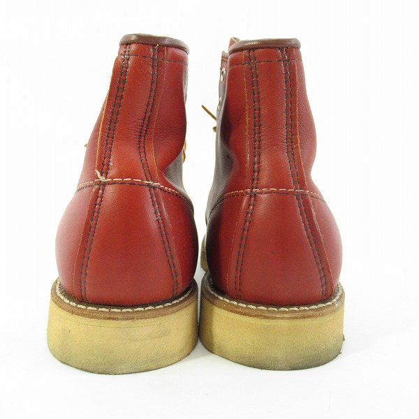 実際に弊社で買取させて頂いたRED WING/レッドウィング 半円犬タグ アイリュッシュセッターブーツ 875/7.5Eの画像 1枚目