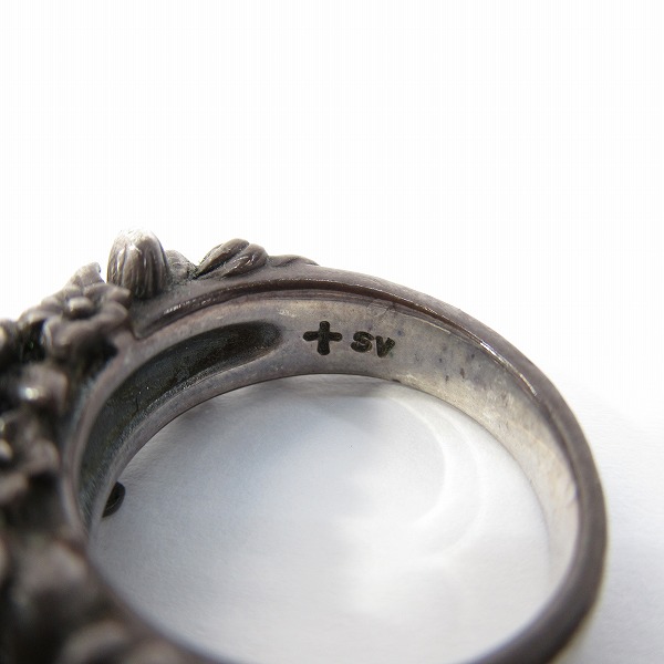 実際に弊社で買取させて頂いたKONRON/コンロン フラワーバタフライリング/9号の画像 6枚目