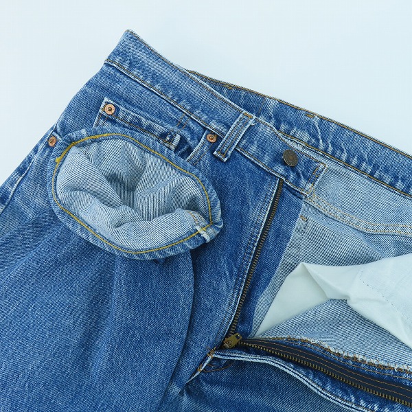 実際に弊社で買取させて頂いたLevis/リーバイス 90s ヴィンテージ 刻印532 ジッパーフライ デニムパンツ 505-0217 /W32 L34の画像 2枚目