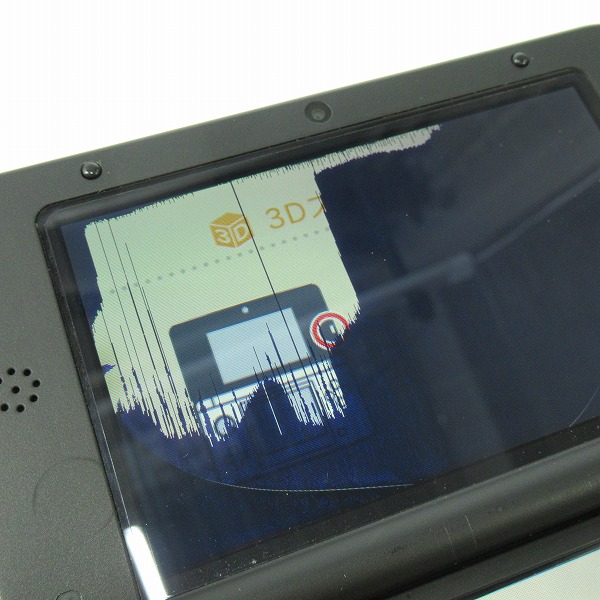 実際に弊社で買取させて頂いた【ジャンク】任天堂/Nintendo ニンテンドー3DS LL ブルー×ブラック 本体 SPR-001の画像 2枚目