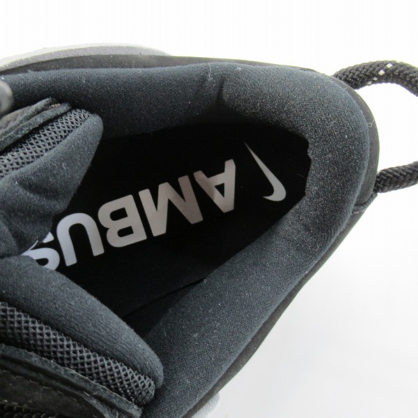 実際に弊社で買取させて頂いたNIKE×AMBUSH/ナイキ×アンブッシュ AIR MORE UP TEMPO LOW SP/エアモアアップテンポ ロー ブラック FB1299-001/28の画像 4枚目