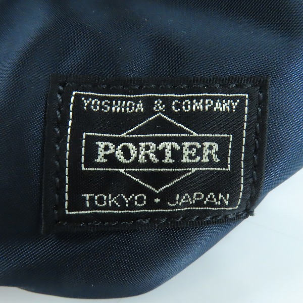 実際に弊社で買取させて頂いた(3)【未使用】PORTER/ポーター TANKER WAIST BAG (L) タンカー ウエストバッグ L アイアンブルー/622-76628の画像 4枚目