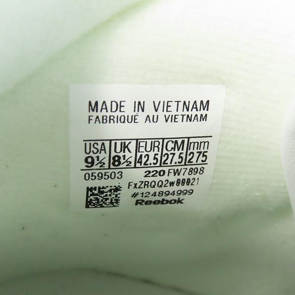 実際に弊社で買取させて頂いたREEBOK×MOUNTAIN RESEARCH/リーボック×マウンテンリサーチ エイリアンスタンパー FW7898/27.5の画像 5枚目