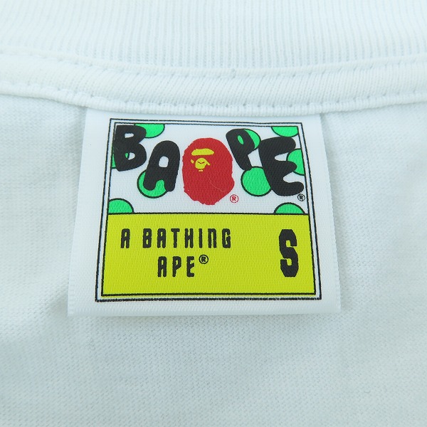 実際に弊社で買取させて頂いたA BATHING APE/アベイシングエイプ BAPE/ベイプ サル顔 プリント Tシャツ/Sの画像 2枚目